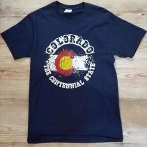 Graphic Tee Tshirt Colorado The Centennial State Men's S